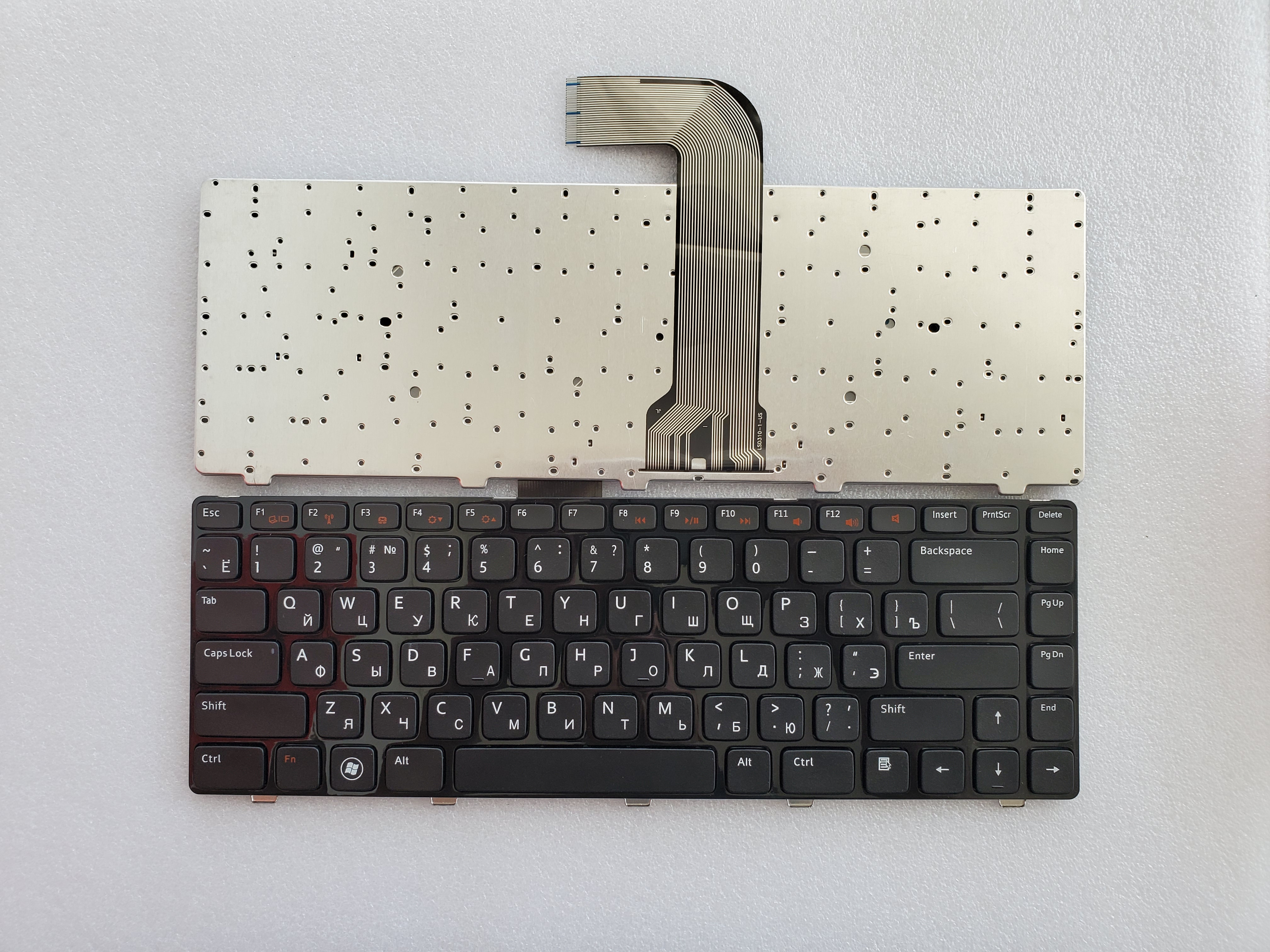 Picture of New Replacement Laptop Keyboard For DELL N4110/N4050/L502X/M4040/N5040V3450 BLACK FRAME BLACK (OEM) RU Layout